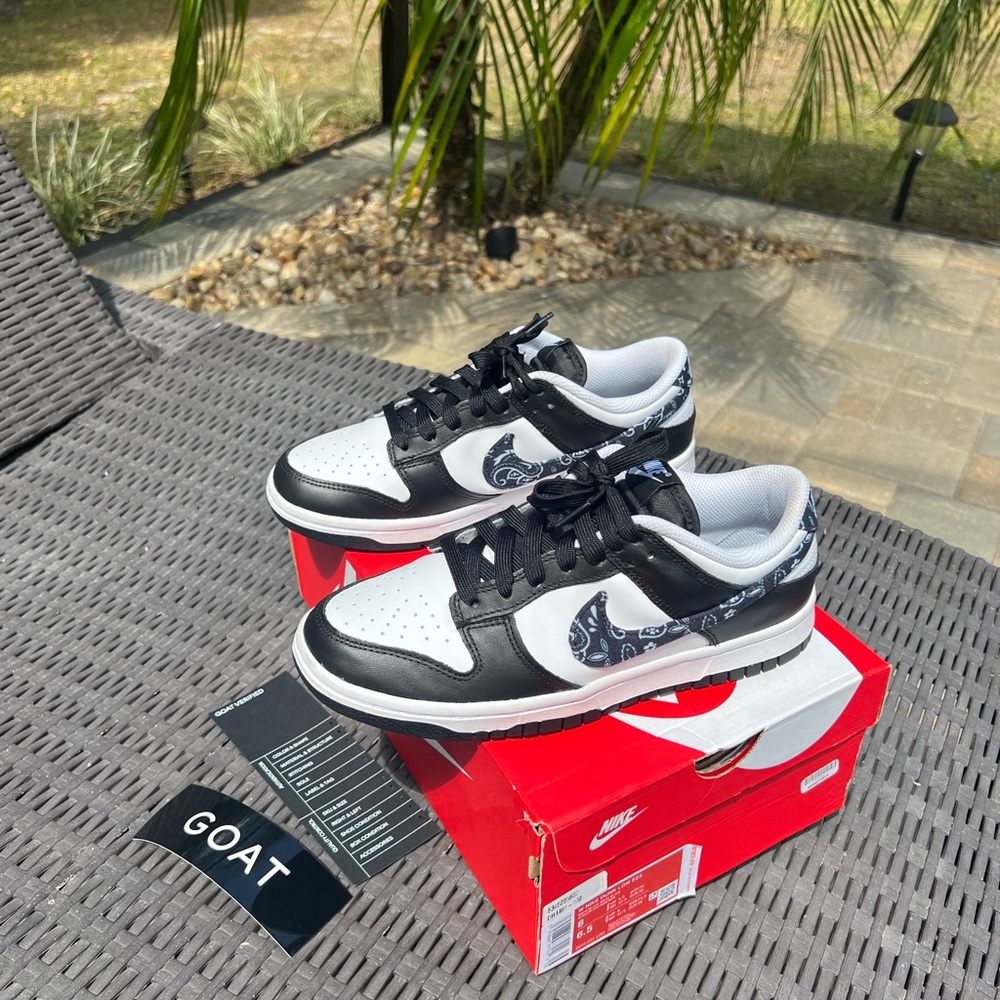 Nike Wmns Dunk Low 'Black Paisley' – Size US 8 W